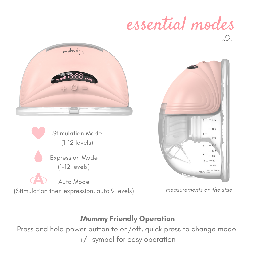 BE Nude Wearable Breast Pump v2