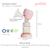 be mini x portable breast pump (mint)