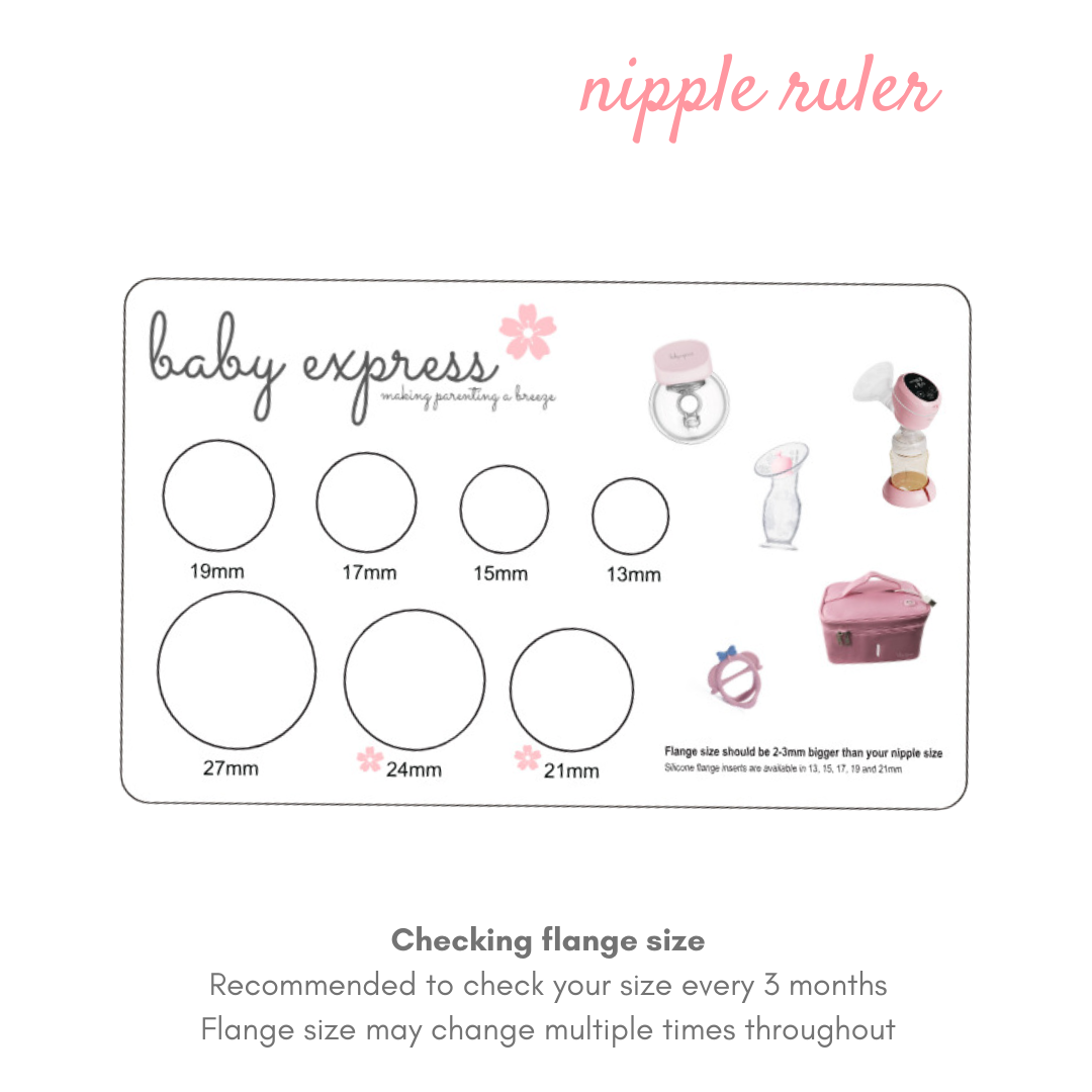 Nipple Ruler & Info Magnet Set